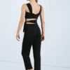 Weissman Cropped Cutout Jumpsuit