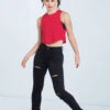 Weissman Sleeveless Crop Top