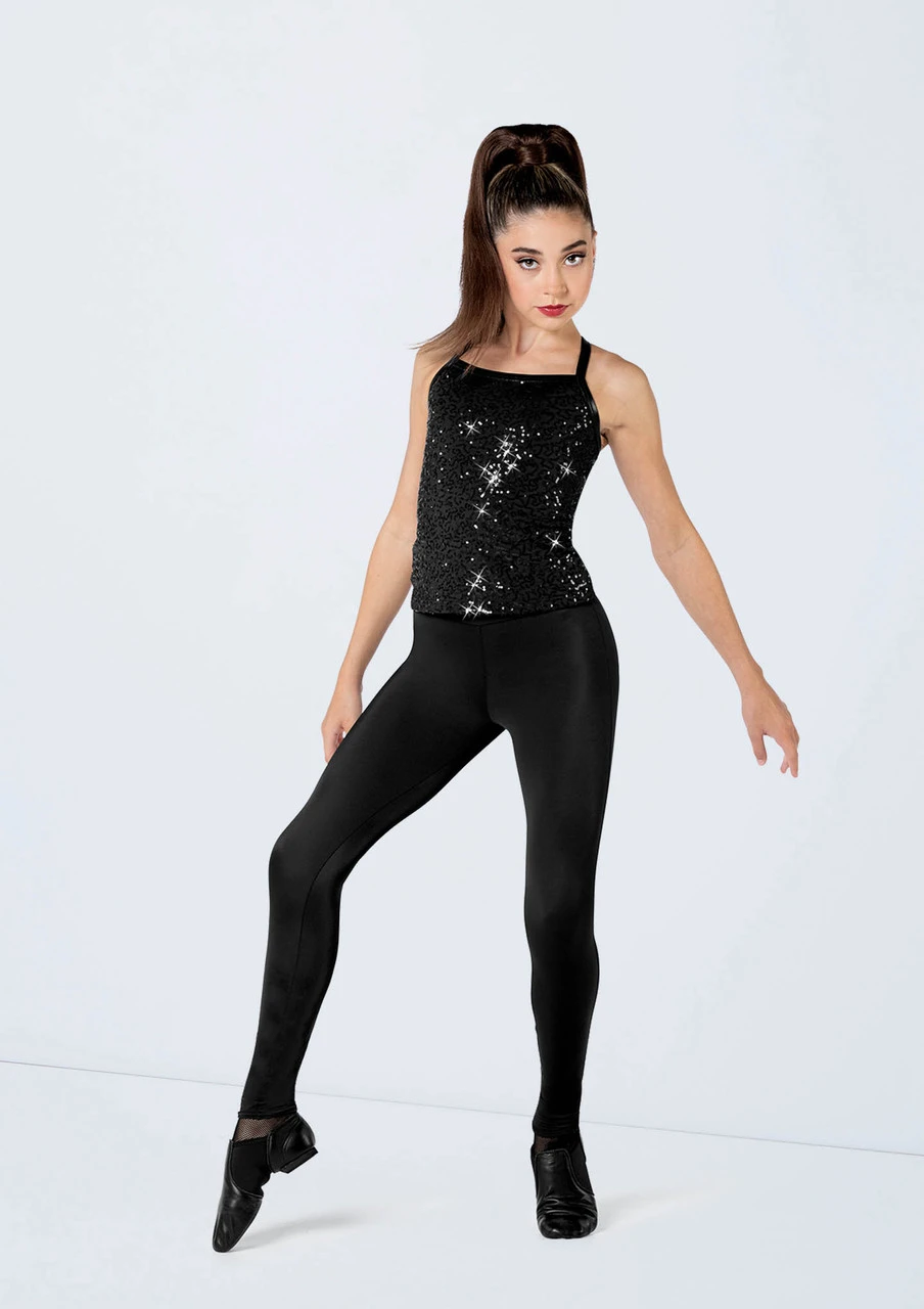 Weissman Sequin Adjustable Strap Top - Image 4