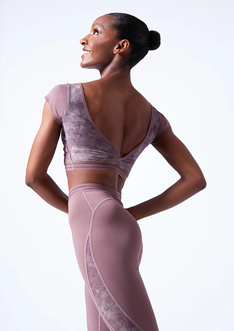 Move Dance Zorya Cap Sleeve Crop Top - Image 7