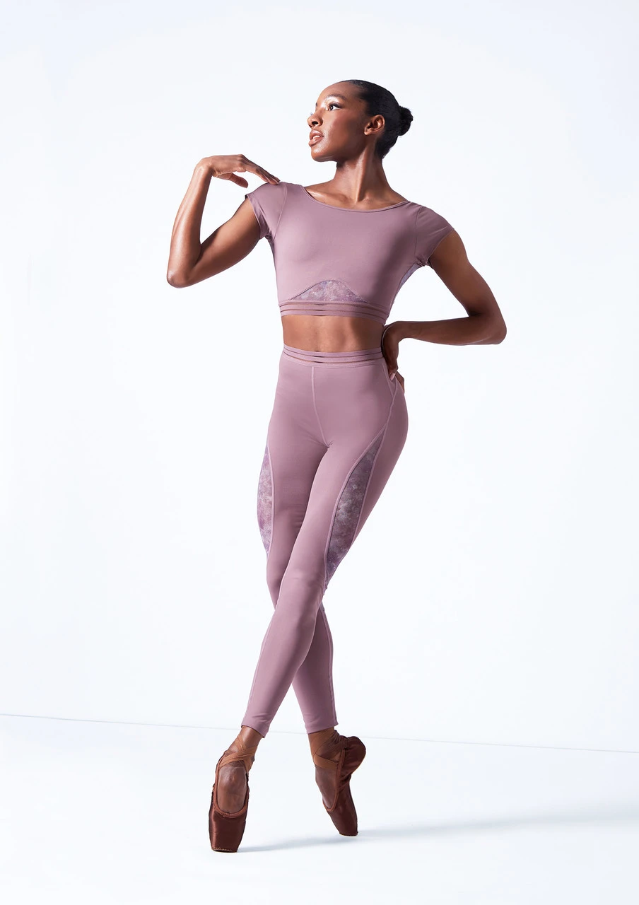 Move Dance Zorya Cap Sleeve Crop Top - Image 5