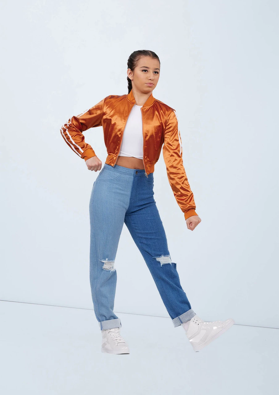 Weissman Two Tone Distressed Jeans - Image 2